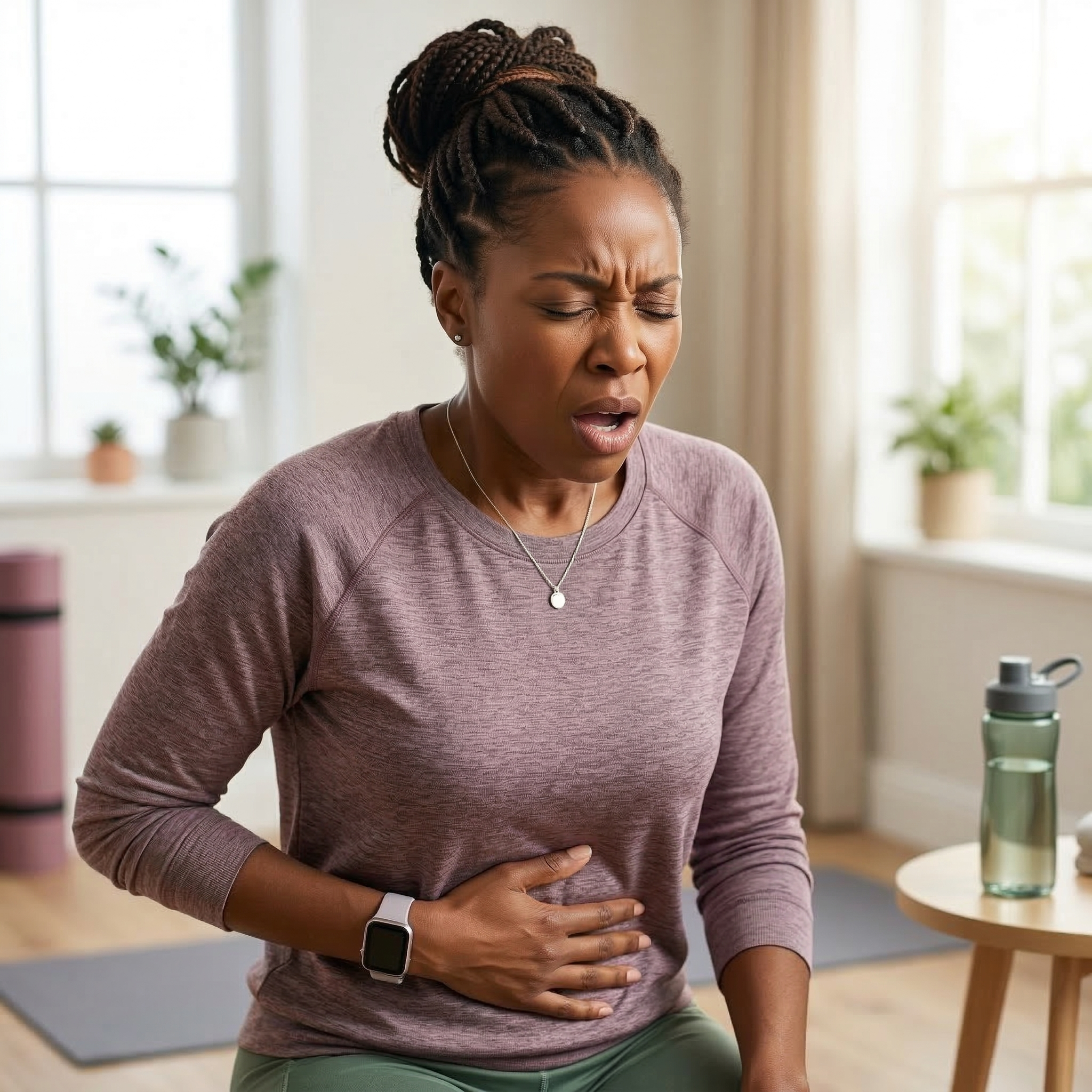 Do work outs cause you to leak or void unexpectedly? 